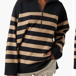 Free People coastal striped sweater
